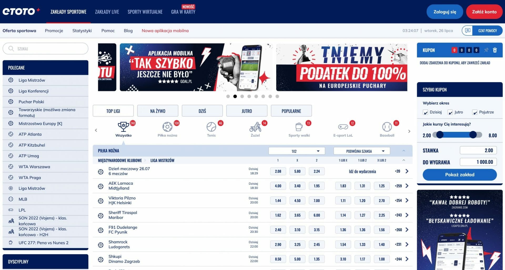 eToto piłka nożna