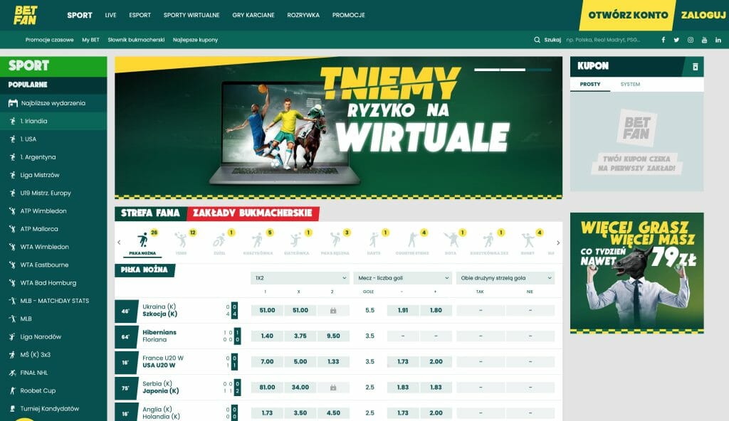 betfan cashback opinie